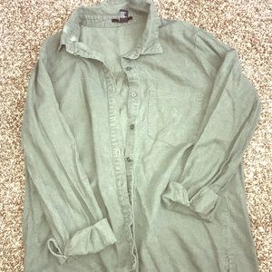 Forever 21 Army Green Button Up